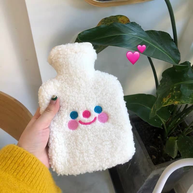 Bouillotte en Peluche Nuage Souriant (14,5 x 22 cm)