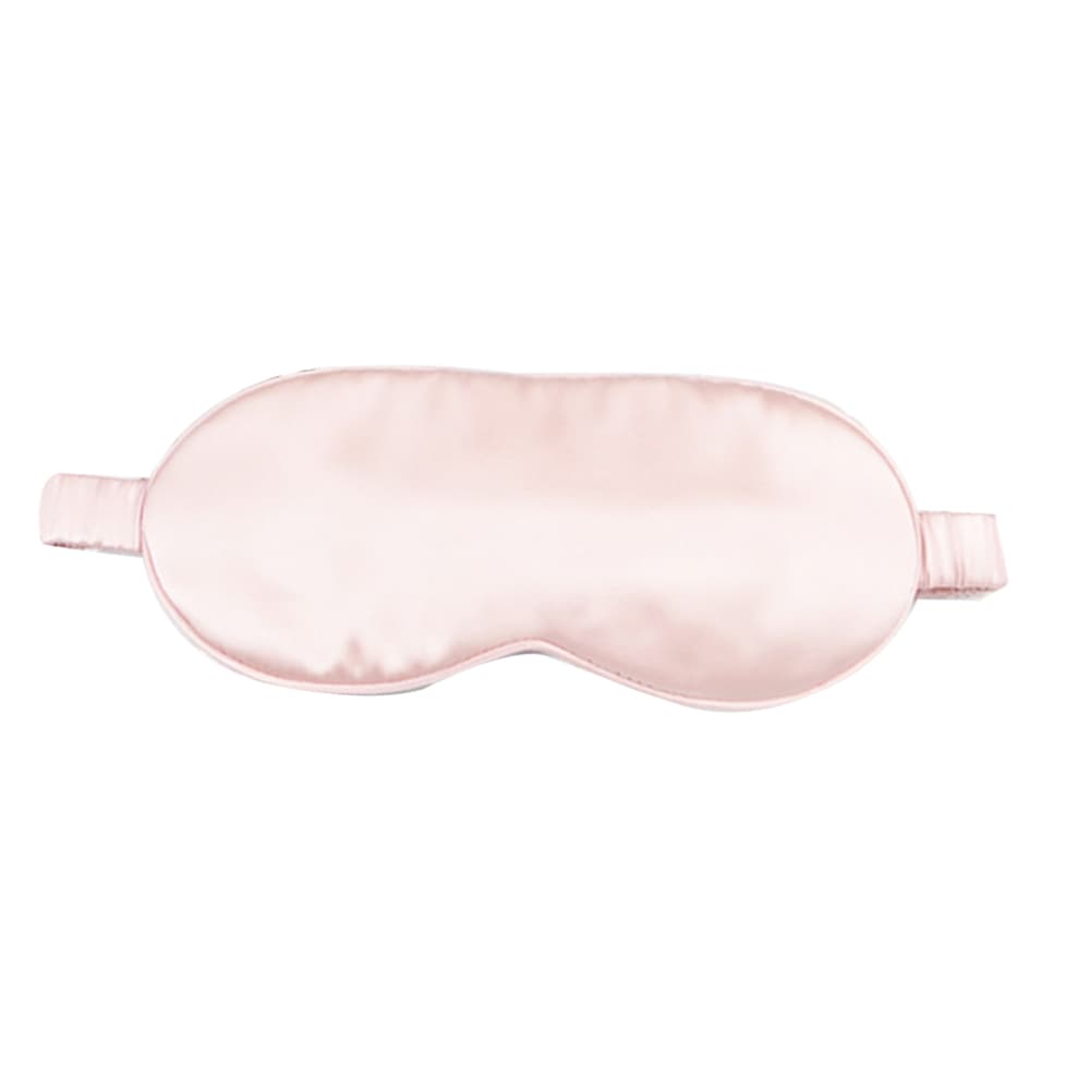 Masque de Nuit en Soie Double Face (rose poudré)