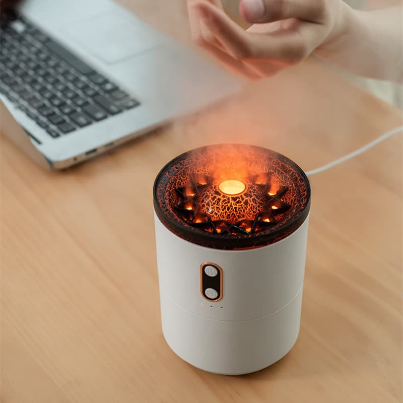 Diffuseur d'Arômes Effet Flamme Volcan (USB)