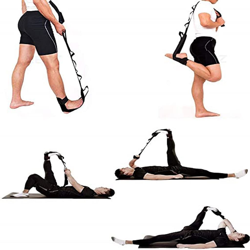 Sangle d'Étirement pour Jambes avec Boucles (155 cm) — Bien-être, photo 2