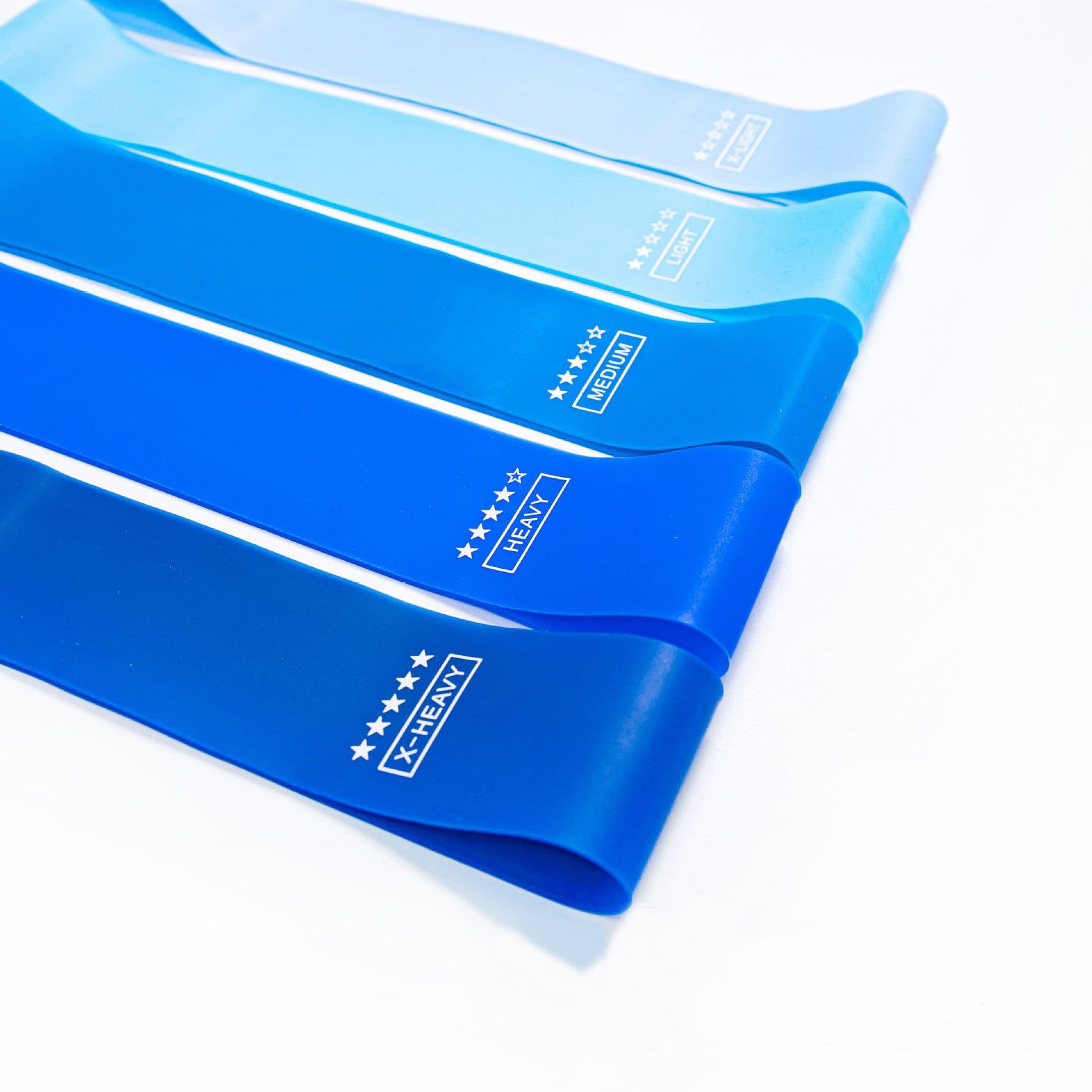 Lot de 5 bandes de résistance bleues — Bien-être, photo 4