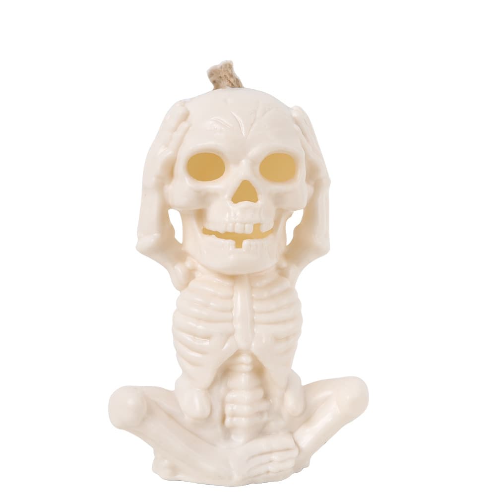 Lumière Squelette Assis (11 cm, Halloween)