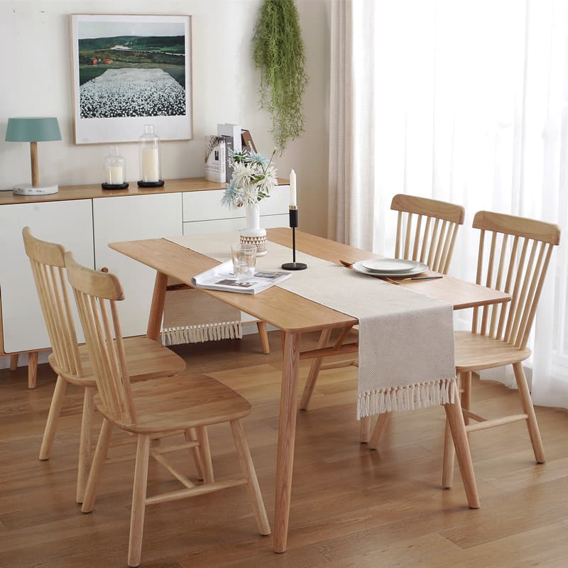 Chemin de Table en Coton Tissé à Franges (33 x 160 cm) — Maison, photo 2