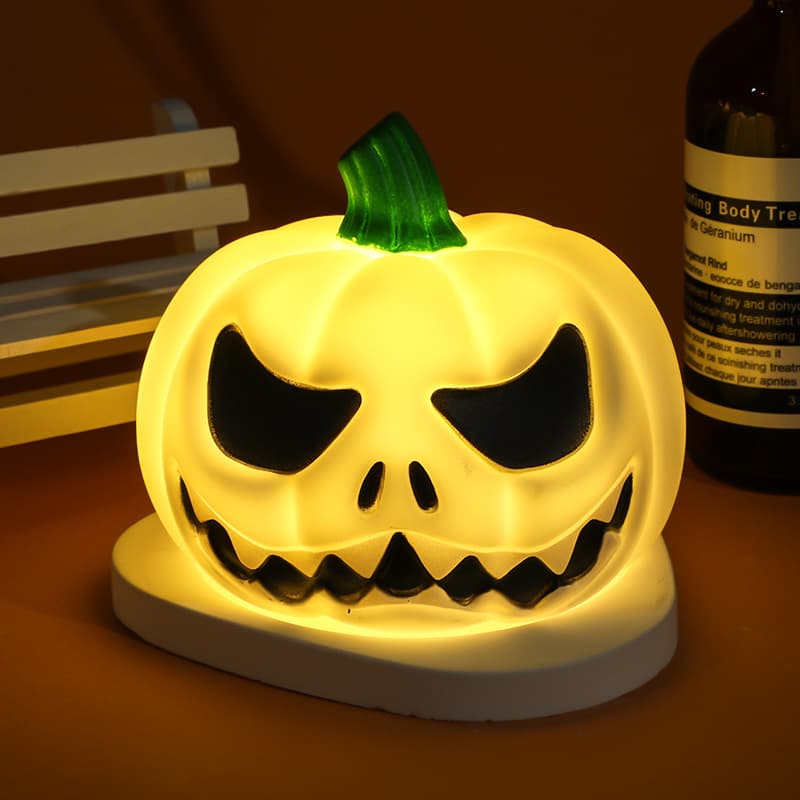Mini Lampe Citrouille Lumineuse (Halloween)