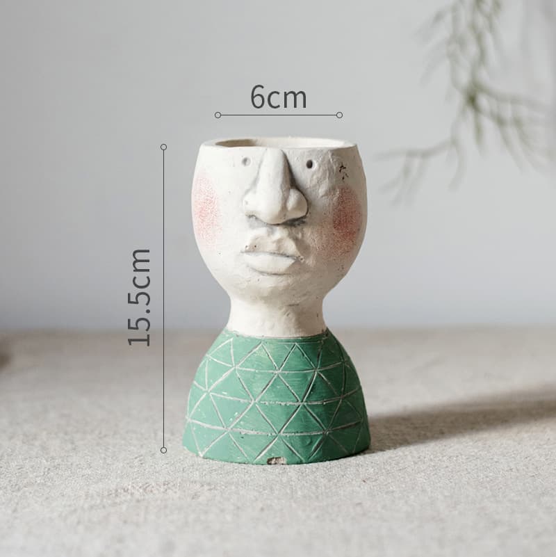 Pot de Fleurs Vénus (visage antique)